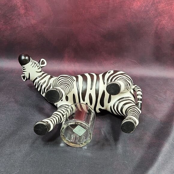 🩵PartyLite Zebra Votive/Tealight Candle Holder - Picture 11 of 16